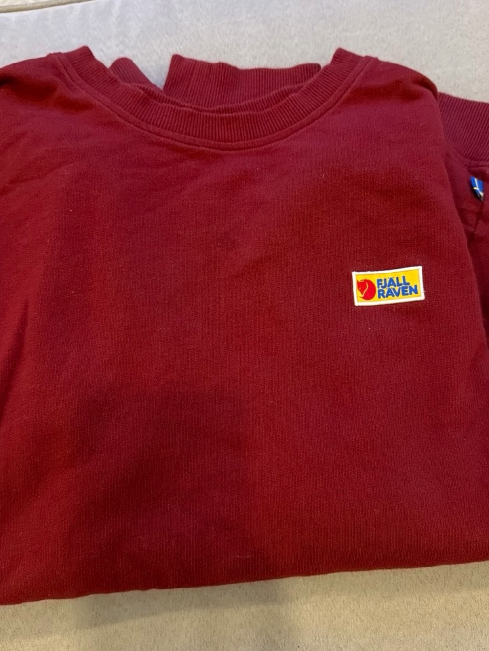 Men's Crewneck Sweatshirt in Deep Red